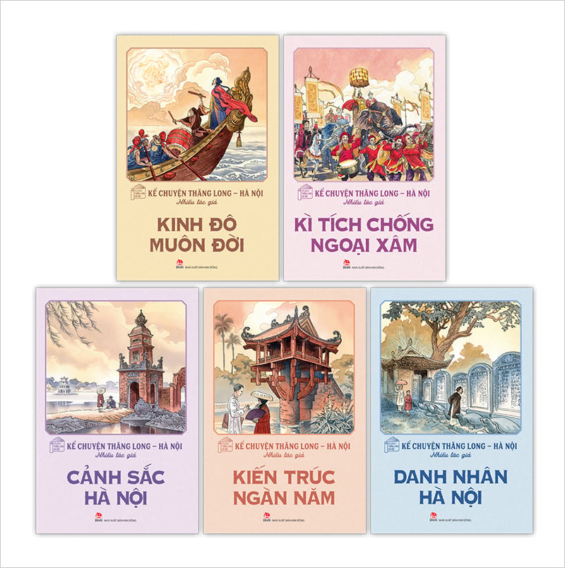 Kim Đồng - Combo Kể chuyện Thăng Long - Hà Nội (5 quyển)