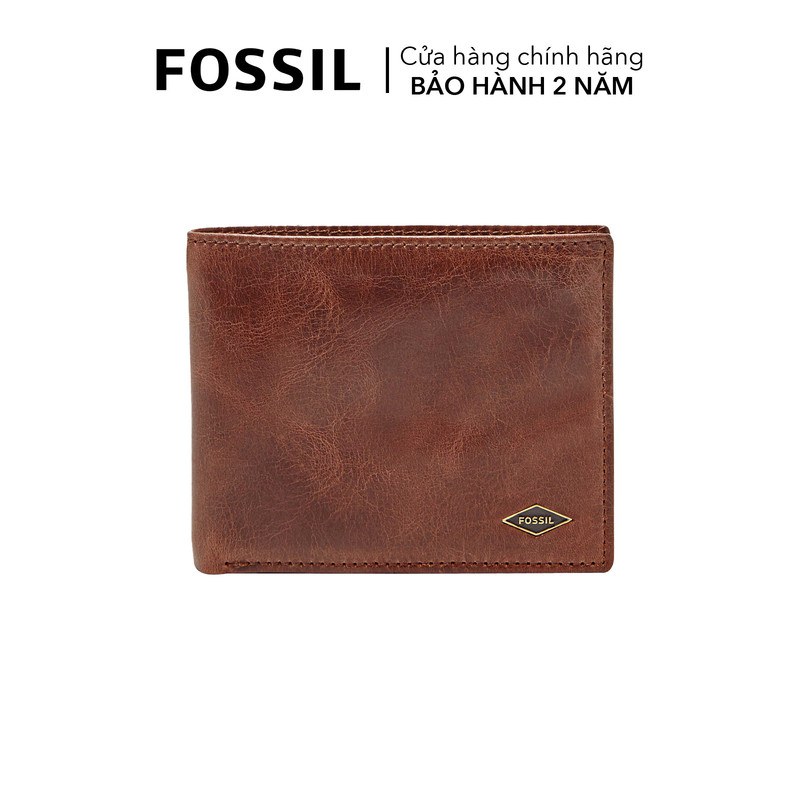 Ví da nam fossil ryan bilfold ví nam ml3729201 - màu nâu