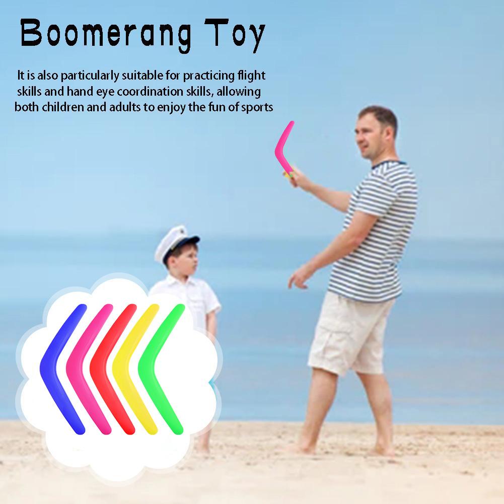 V Shaped Boomerang Genuine Returning Throwback Boomerang Child Toy Kids Funny H7C1