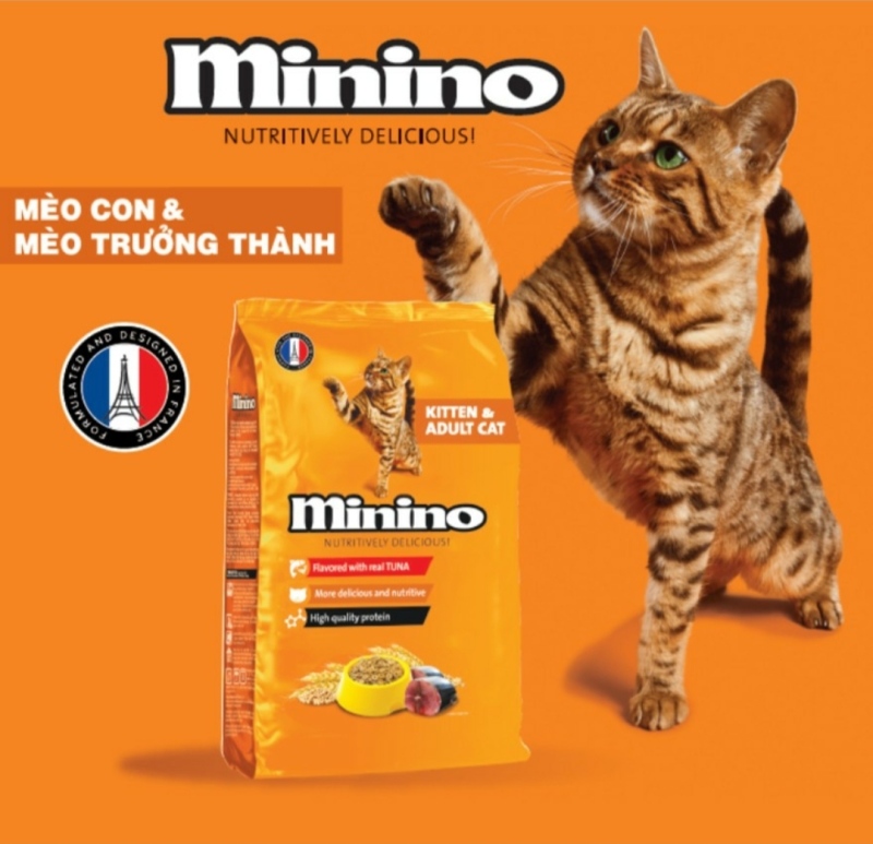 [Túi 1.3kg] MININO - Thức ăn dành cho mèo