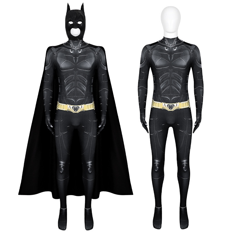 The dark knight batman cosplay dark knight tights Wayne jumpsuits adult