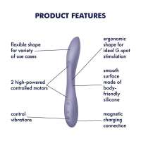 Satisfyer Flex 2 G-Spot Vibrator (Violet) (Purple)