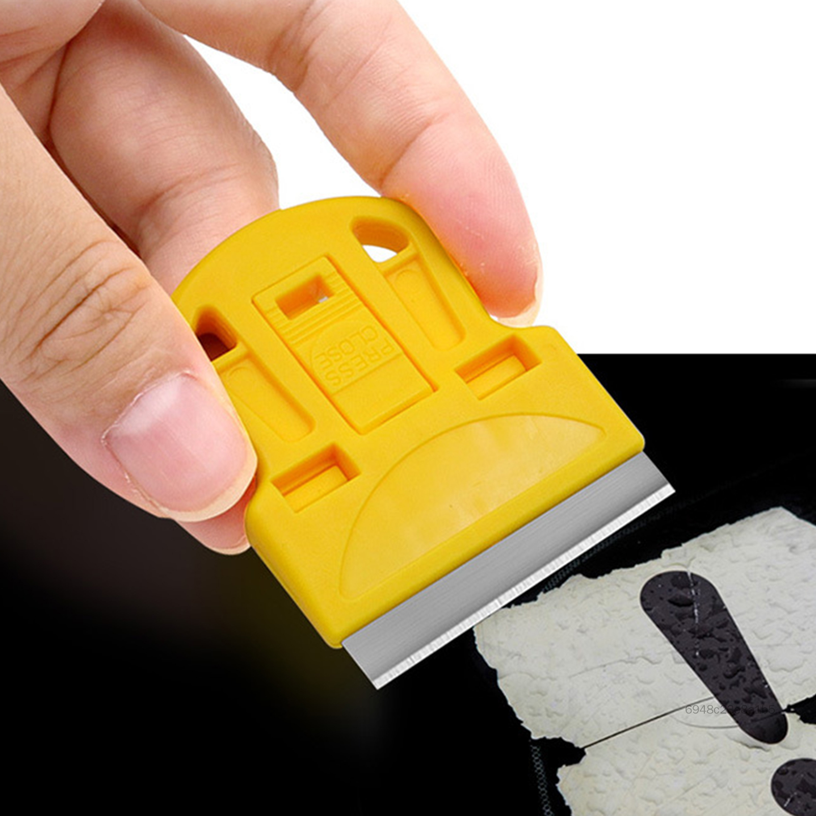 Dụng Cụ Tẩy Nhãn Dán Ô Tô Bằng Nhựa Mini Edge Blade Dao Cạo Cạp Kính Cửa Sổ Thìa Dụng Cụ TD-VN