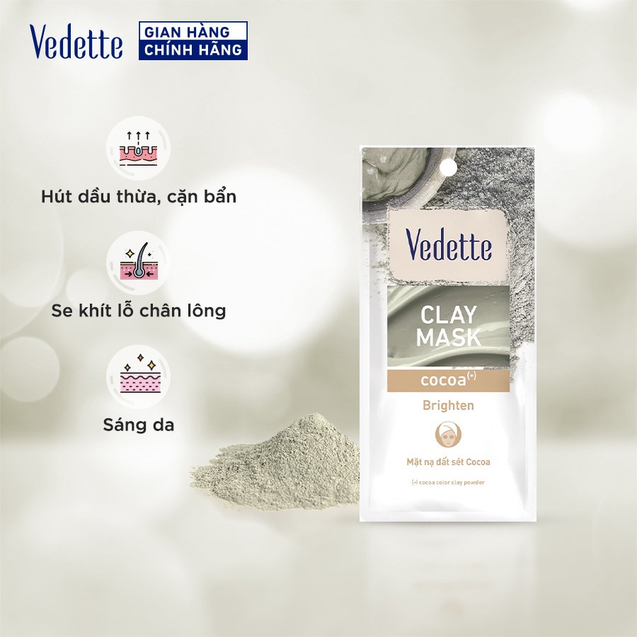 Mặt nạ đất sét vedette bùn non 12g mnds-bn-gg0012