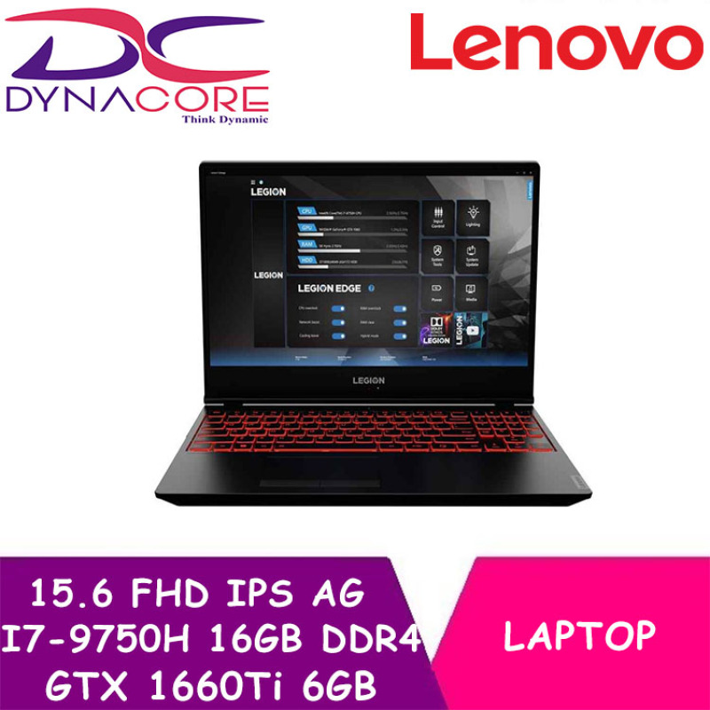 DYNACORE - LENOVO Legion Y7000-15IRH 81NS000FSB 15.6 FHD IPS AG (250nits) / I7-9750H / 16GB DDR4 /1TB+ 512GB SSD / GTX 1660Ti 6GB GDDR5 / WIN 10