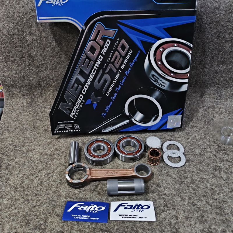 STANG SEHER FAITO CONROD RX KING PLUS BEARING KRUK AS S720 ORIGINAL FAITO Harga 525,000 rupiah*Gratis Ongkir
