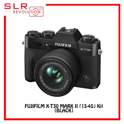 FUJIFILM X-T30 II Mirrorless Digital Camera with 15-45mm Lens (Free 16GB, 32GB, EF-20 Flash, Shutter button, X-T10 Half case, $100 Print & Gifts Voucher & MORE vouchers)