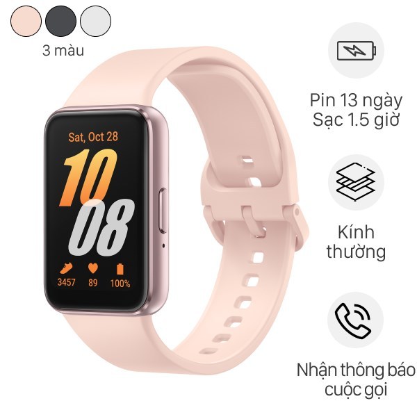 Đồng hồ thông minh Samsung Galaxy Fit 3 SM-R390 - Hàng Chính Hãng