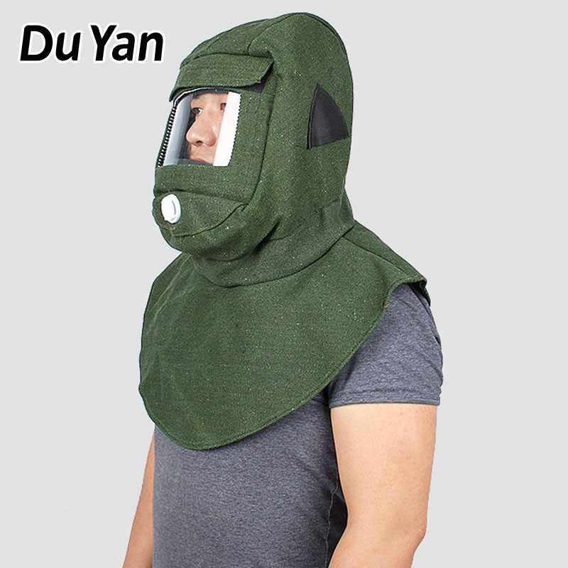 Du YAN 【huieson】 Mặt nạ chống sương mù và chống bụi, đánh bóng bụi công nghiệp, phun sơn, phun cát bụi, che bao kín mặt đặc biệt, mũ khăn choàng bảo vệ
