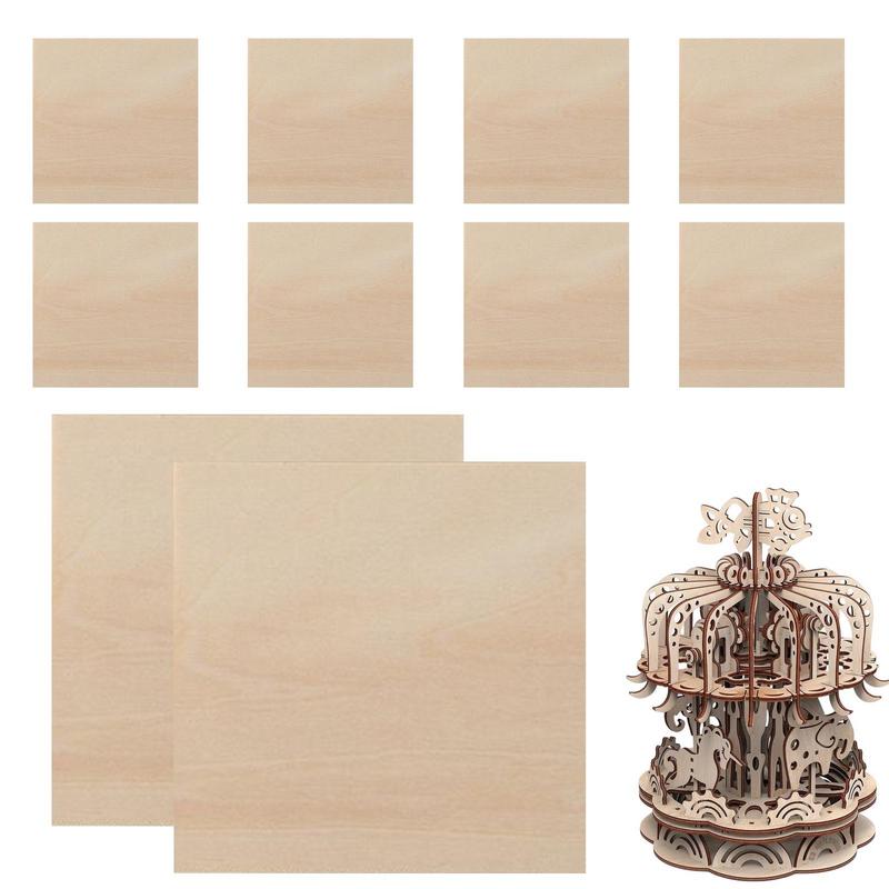 12pcs Wood Rectangle Board Unfinished Wood Boards Wood Planks for Craft  Painting