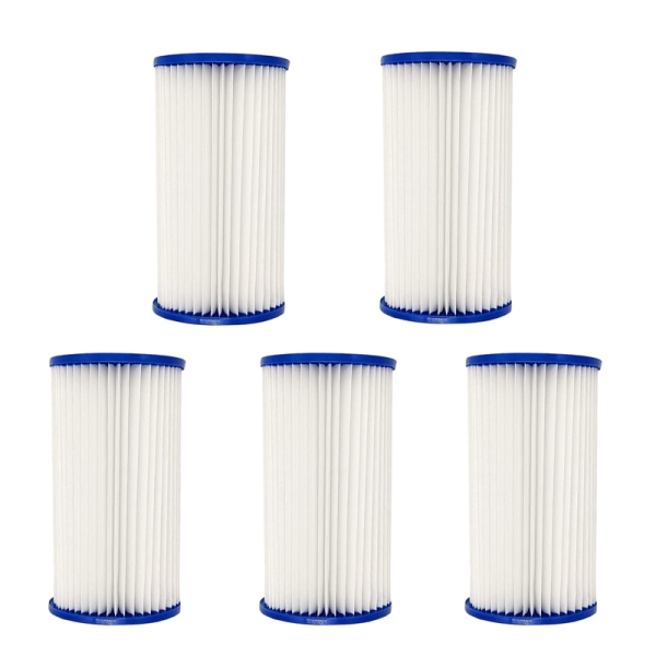 5Pcs/Set Swimming Pool Filter Pool Filter Pumps Cartridges Universal Replacements for Pool Cleaning