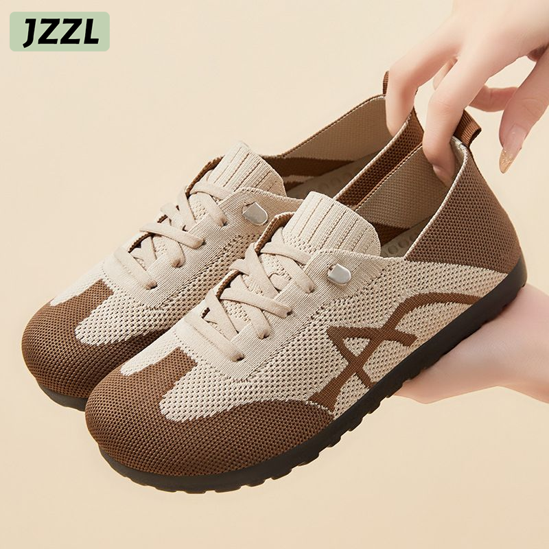 JZZL Women's Sporty Casual Shoes for Spring and Summer, Lightweight and Breathable