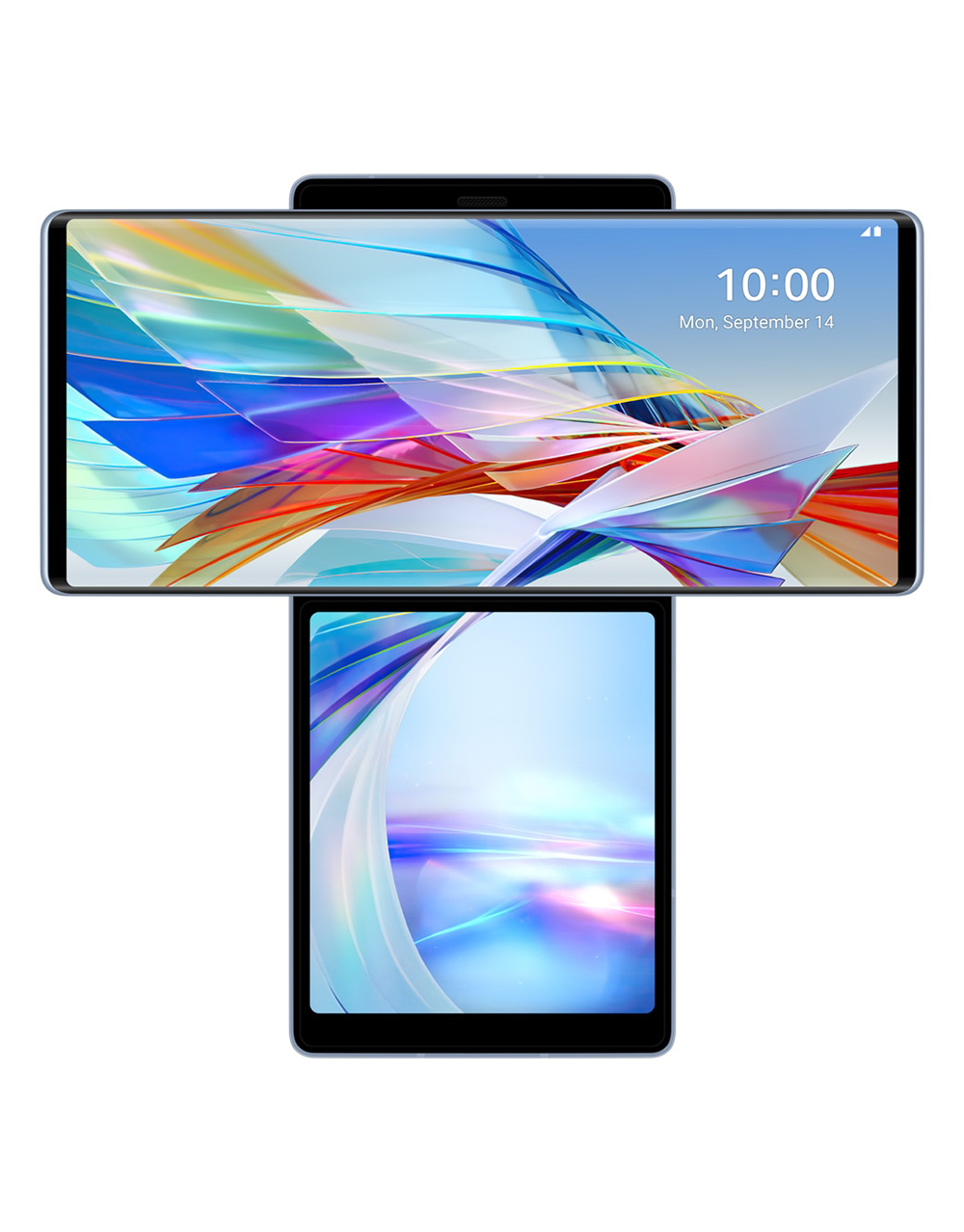 [op061] Original LG WING LMF100N LMF100TMW LMF100VM 5G Mobile Phone 6.8'' 8GB RAM 128GB/256GB ROM Single/Dual SIM Octa Core CellPhone · v21