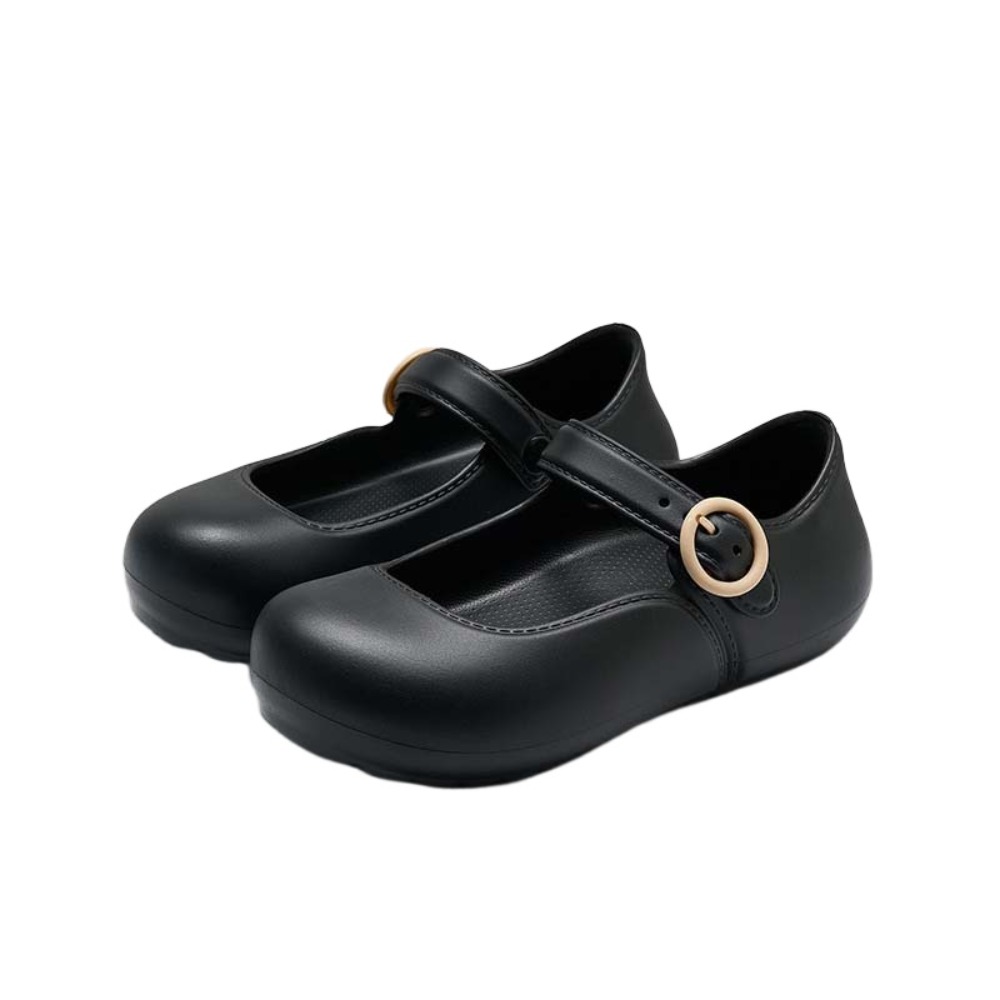 TEA7146 Lolita. Dép MaryJane EVA Đế mềm Màu kẹo Giày Ballerina mũi vuông Trong Chống trượt Dép xỏ ngón Phụ nữ - 2