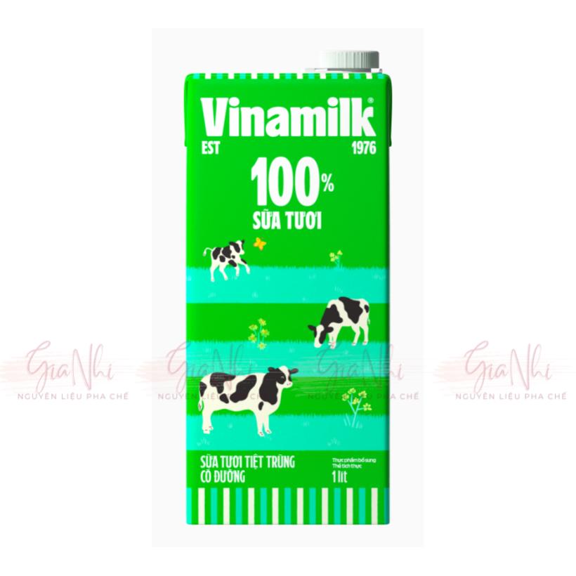 Sữa tươi Vinamilk hộp giấy 1L