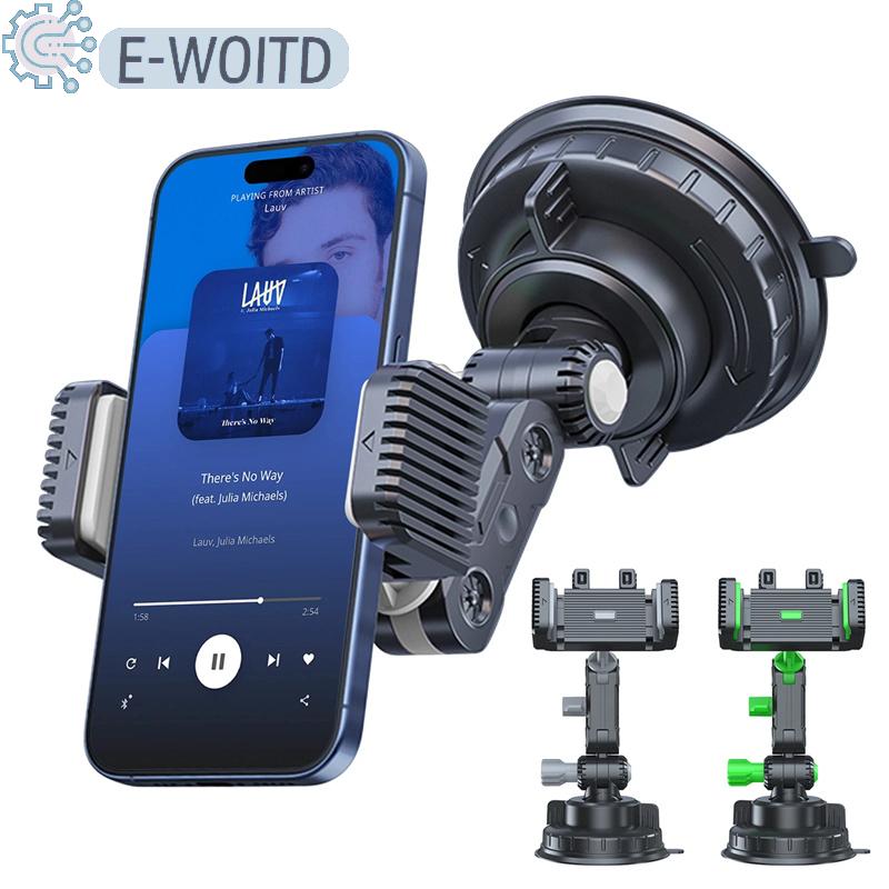 E-WOITD ที่วางโทรศัพท์สำหรับแผงหน้าปัดรถยนต์ที่วางโทรศัพท์แบบปรับได้แท่นวางโทรศัพท์บนแผงหน้ารถสมาร์ทโฟนกระจกหน้าแท่นวางสำหรับเดินทางบนถนน ราคา 165 บาท*ส่งฟรี