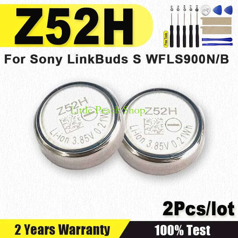 ZeniPower 2PCS 0940 Z32H 3.85V Battery For Sony LinkBuds WFL900/H Earbuds – 30mAh
