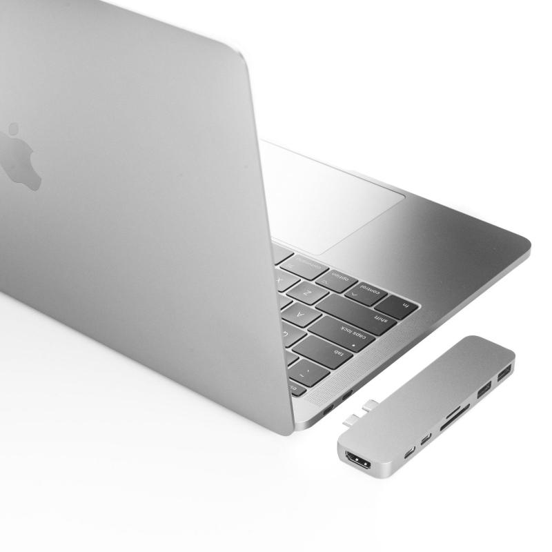 HyperDrive Duo 7-in-2 Hub Thunderbolt 3 USB-C MacBook Pro Air Sanho All Color USB C