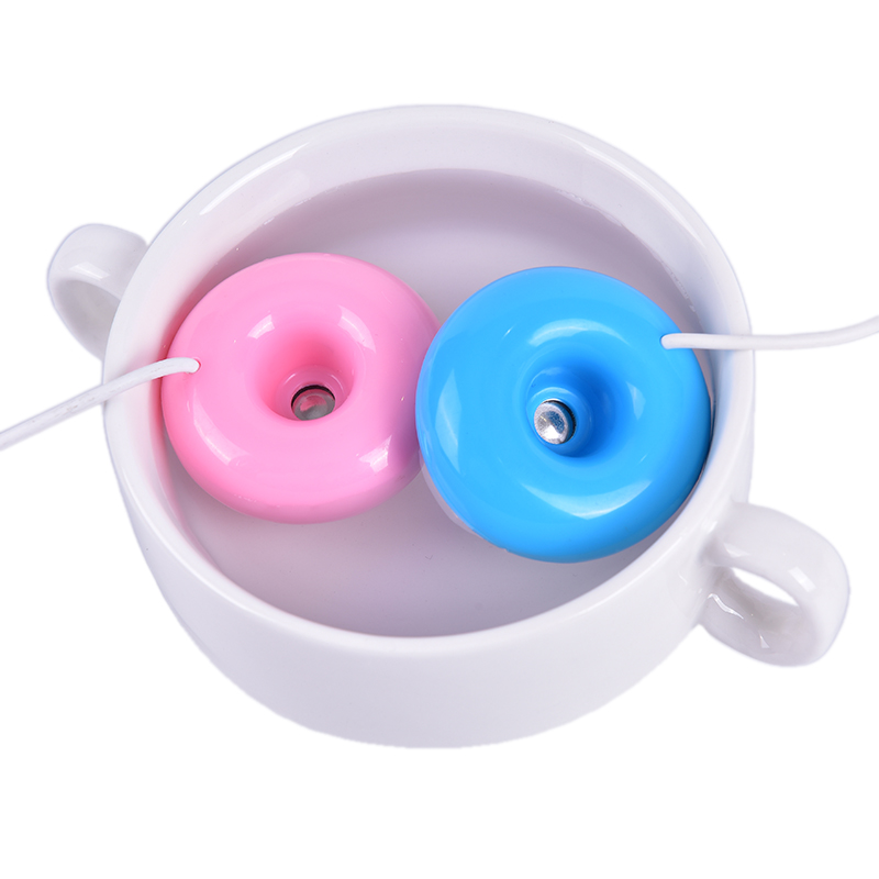 Aleaty💝 1PC mini xách tay bánh rán độ ẩm USB Máy lọc không khí hương thơm khuếch tán hơi nước Quà Tặng