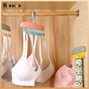 Blesiya Giá treo áo ba lỗ Giá treo đồ lót giá treo để sấy găng tay ký túc xá