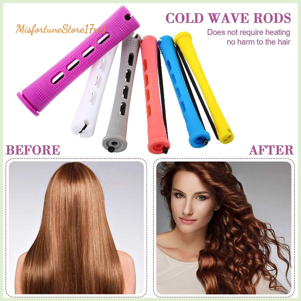 MISFORTUNESTORE17RE1 Dây cao su đàn hồi chăm sóc Con lăn uốn tóc Tự làm Vô hại với tóc Máy làm xoăn Máy uốn tóc Chuyên nghiệp Thanh uốn xoăn sóng Nữ Lady Girl