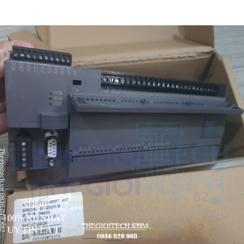 TH FANCO Mitsubishi GX Works2, Bộ Lập Trình PLC FX3U 32MR FX3U-48MR FX3U-48MT 32MT 14MR RS232 RS485 RTC 6AD2DA FK3U FX1N - FX3U-48MT 8AXIS 100K