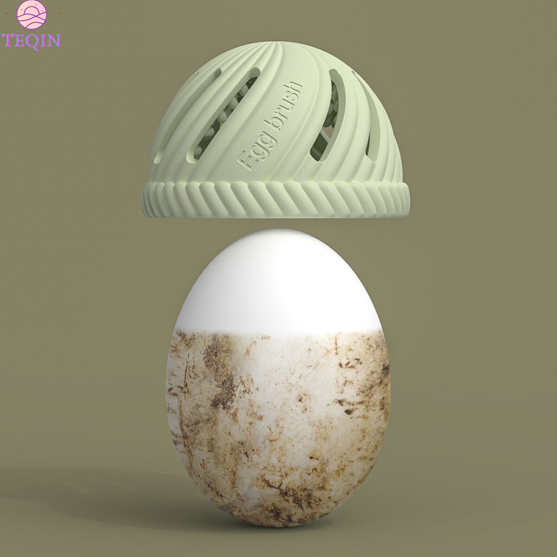 TEQIN 2 PCs Premium Silicone Cleaning Brush Egg Brush Cleaner Multifunctional Cleaning Brushes Egg Cleaner Tool ราคา 138 บาท*ส่งฟรี