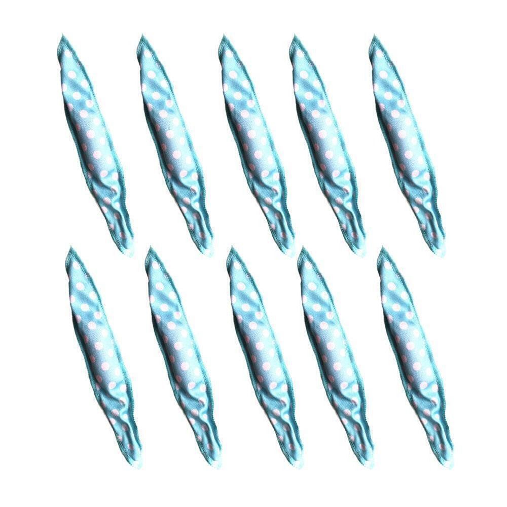 GAN 10Pcs Mềm Bọt Biển Xốp Gối ngủ Dụng cụ tạo kiểu Tóc xoăn sóng Dụng cụ uốn tóc Cuộn tóc - 5