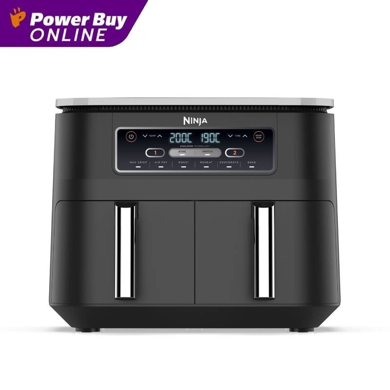 NINJA หม้อทอดไร้น้ำมัน (1670 วัตต์, 7.6 ลิตร) รุ่น AF300TH ราคา 5,490 บาท*ส่งฟรี