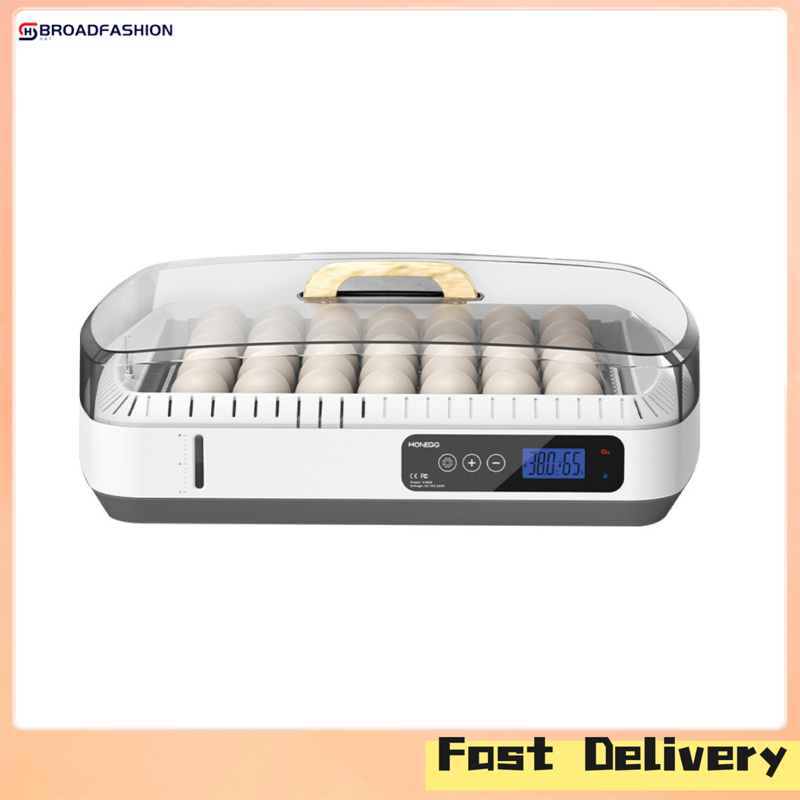 Broadfashion IN stock Eggs Incubators For Hatching Eggs With Automatic Turner Temperature Control Transparent Visual Chicken Eggs Incubator For Hatching Chicken Quail Duck Parrot ราคา 2,416 บาท*ส่งฟรี