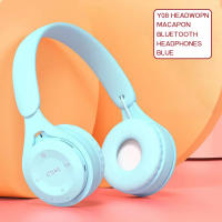 HEADPHONE BLUETOOTH ORIGINAL HEADSET WIRELESS MACARON Y08 STEREO HEADPHONE
