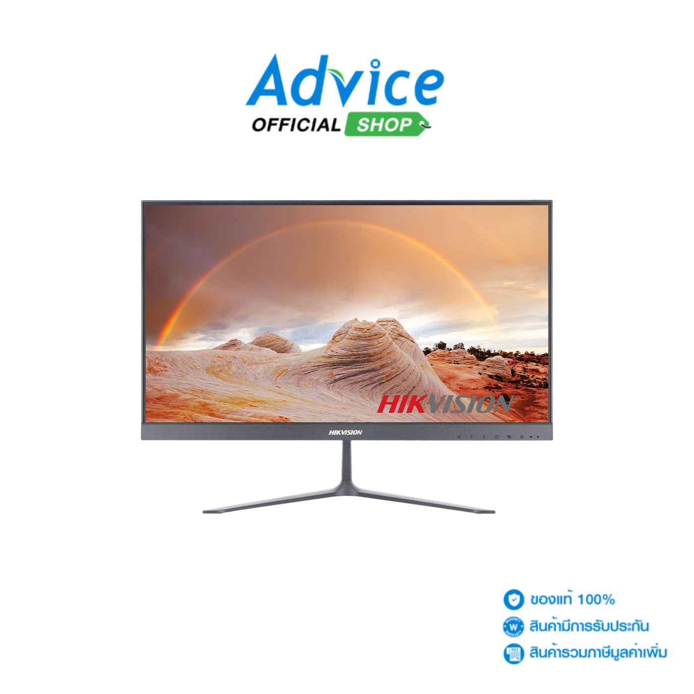 MONITOR 21.5'' HIKVISION DS-D5022F2-2V2 (VA, VGA, HDMI) 100Hz ราคา 2,180 บาท*ส่งฟรี