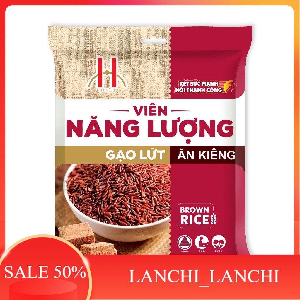 400g Lương khô Ăn Kiêng, Năng Lượng đủ vị Gạo Lứt, Yên Mạch, Chà Bông