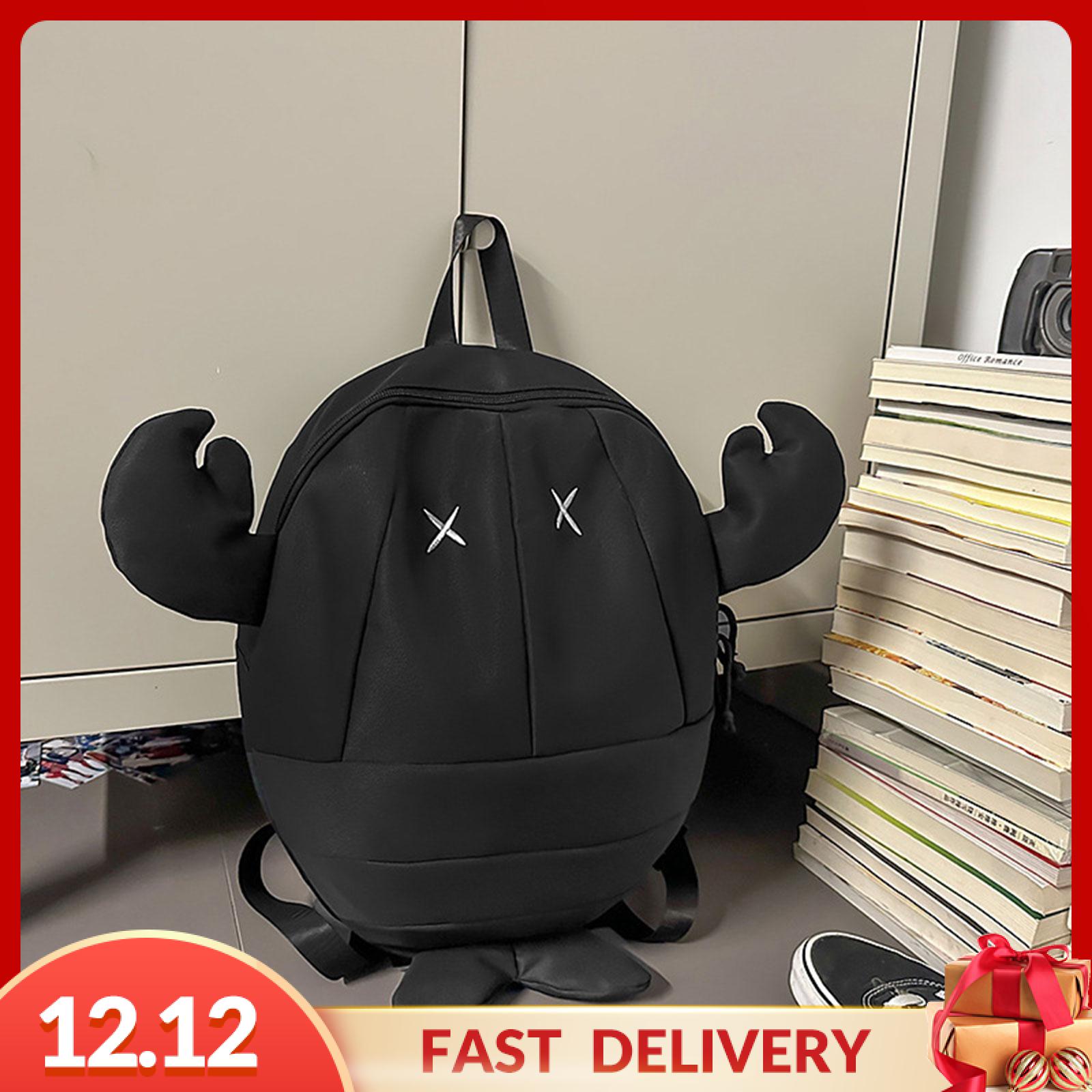 Pezhong Backpack Cartoon Creative Bookbag Trendy Daypack for Teens Men Women Shopping