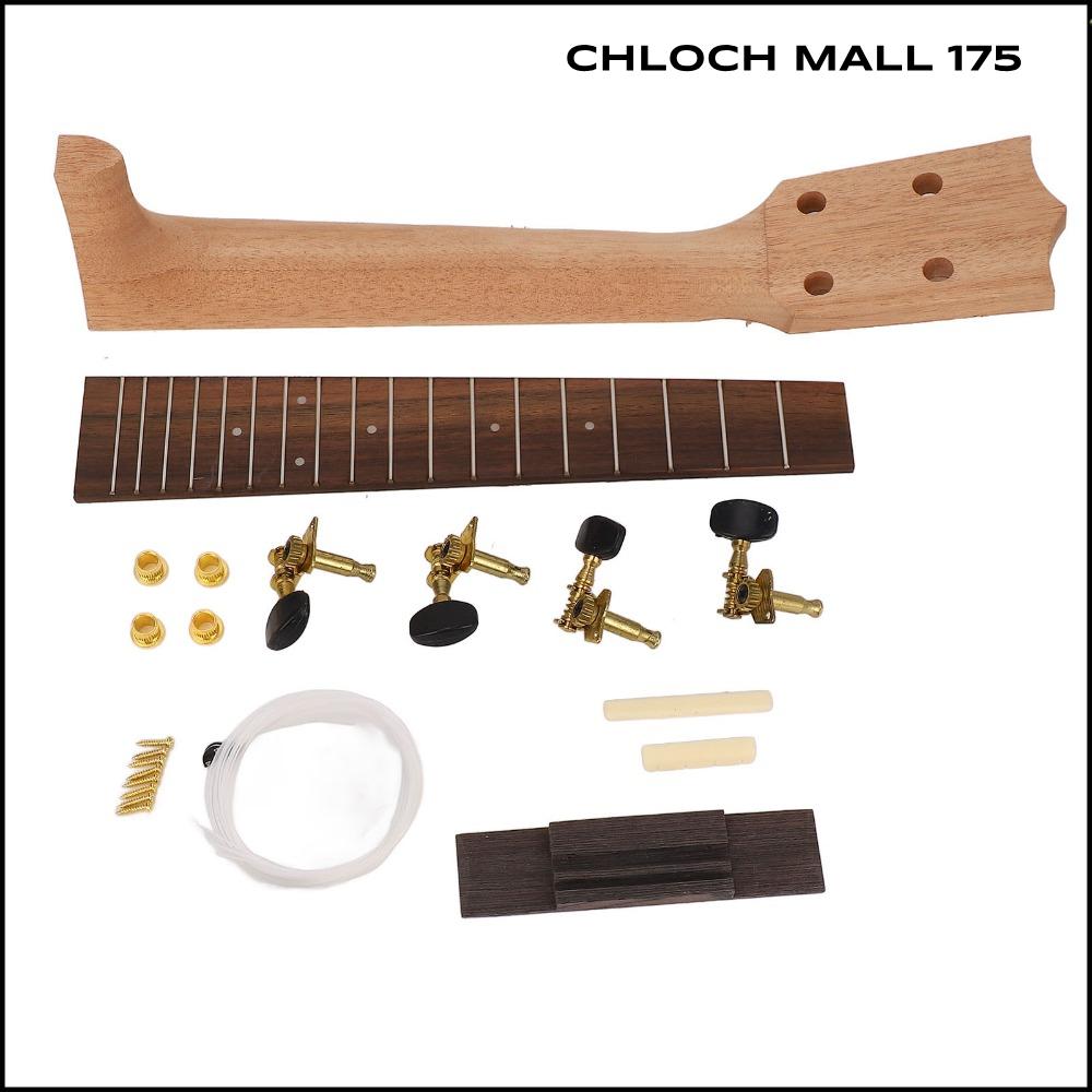 CHLOCH 175 ​ ฟิงเกอร์บอร์ดไม้โรสวูด ​ ชุดคออูคูเลเล่ ​ ​ ขนาดอูคูเลเล่คอนเสิร์ต ​ ​ พร้อมสะพานและหมุดปรับแต่ง ​ ชุดประกอบ DIY ​ สะดวก ​ ชุดสร้างสมบูรณ์ ​ ชุดเปลี่ยนเฟรตบอร์ด ​ สำหรับอูคูเลเล่ขนาด 21/23/26 นิ้ว ​ ราคา 731 บาท*ส่งฟรี