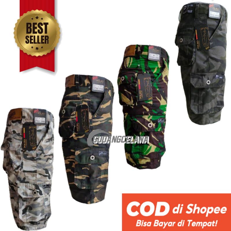 Thoshine Brand Men Cargo Pants Camouflage Military Trousers