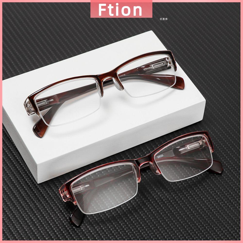 FTION Unisex Bản lề mùa xuân Cầm tay Kính đeo mắt Kính mắt lão thị Cắt cương Kính đọc