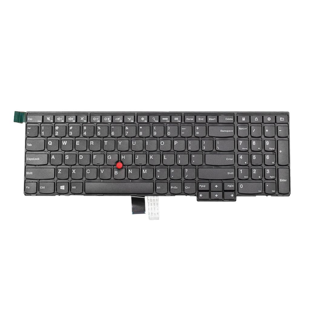 Sunlooke Bàn phím chuẩn Hoa Kỳ Bộ linh kiện thay thế cho E531 E540 T540 laptop màu đen