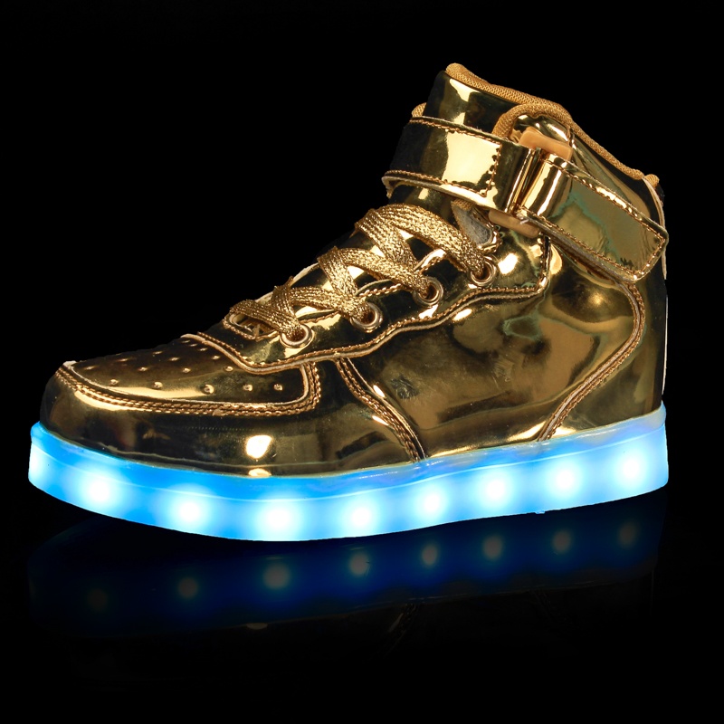 [JKLP] Size 25-46 Usb Charger Mand Led Kinderen Schoenen Met Licht Up Kids Casual Jongens Meisjes Verlichte Krasovki Lichtgevende sneaker ราคา  1,772 บาท*ส่งฟรี