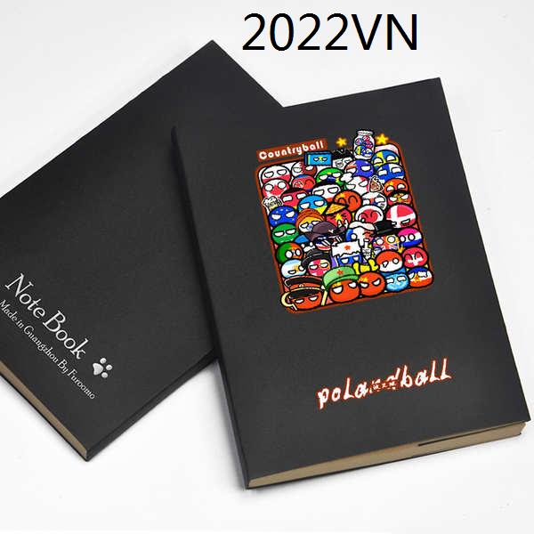 ✯Polish Ball Cute Cartoon Gan Polandball Various Regions Ball CH Circle Peripheral Notebook Notebook