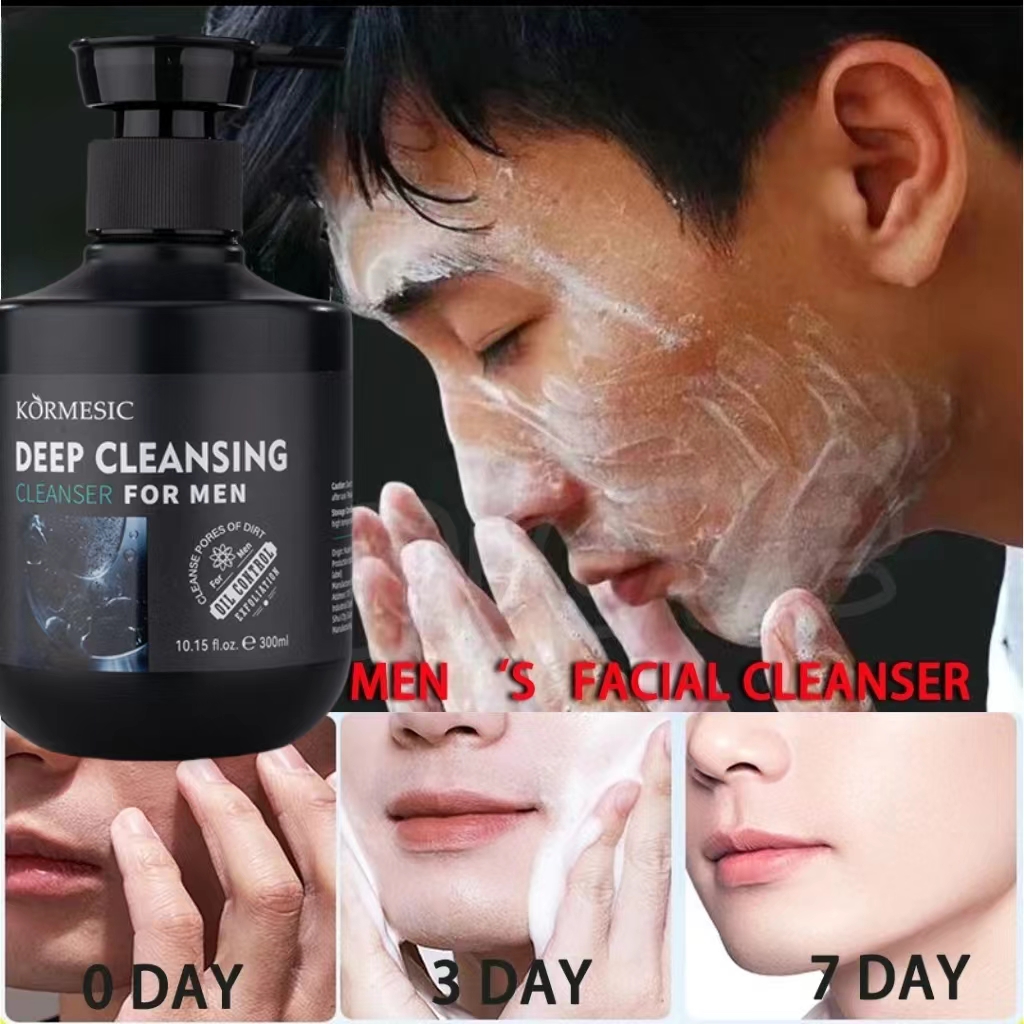 Sữa rửa mặt Nam trắng da sạch mụn 300ml kiểm soát dầu và làm sạch sâu