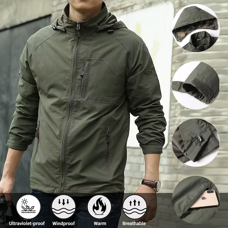 Folded Hung Hoodie: Lightweight, Quick-Drying Men'S Outdoor