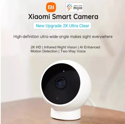 Xiaomi Camera 2K 1296P Standard Version 180° IR Night Vision AI Motion Detection (Singapore Seller)