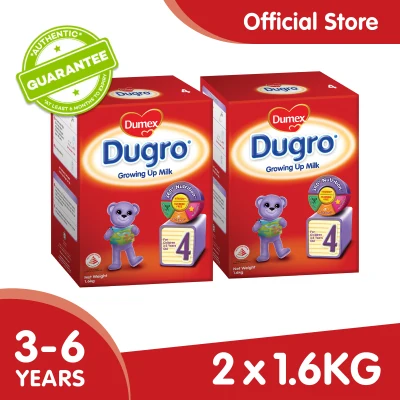 Dumex Dugro Stage 4 Growing Up Kid Milk Formula (1.6kg) x 2