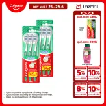 [Chỉ 25-29.6_X2 Voucher giảm đến 20%] Bộ 6 bàn chải Colgate chăm sóc nướu, loại bỏ mảng bám hiệu quả