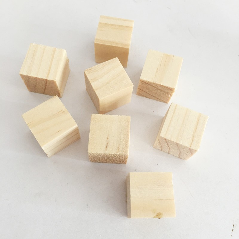 50pcs Wood Square Square Blank Wood Blocks For Puzzle Making, Crafts, And  Diy Projects