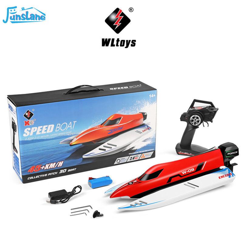 FunsLane WLtoys WL915-A 2.4GHz RC Racing Boat High Speed 45km/h Capsize Protection RC Speedboat Water Toys Birthday Gifts For Kids ราคา 6,413 บาท*ส่งฟรี