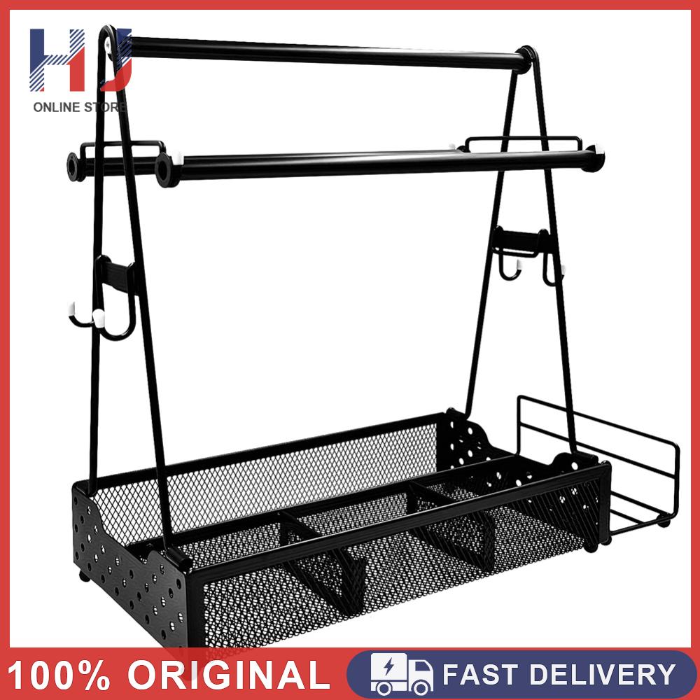 Grill Caddy W/ Paper Towel BBQ Utensil Caddy Picnic Grill Condiment Caddy for Griddle Grilling Tool RV Patio Camper Must ราคา 914 บาท*ส่งฟรี