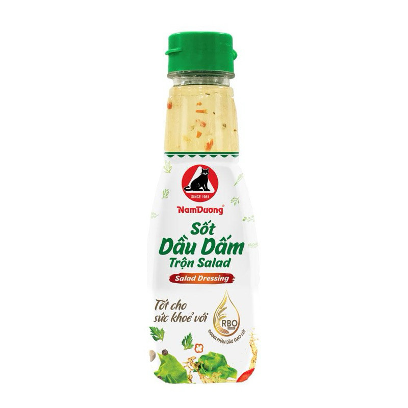Dầu Dấm Trộn Salad Nam Dương Chai 250g – Chua Ngọt Hài Hòa, Thơm Ngon Chuẩn Vị