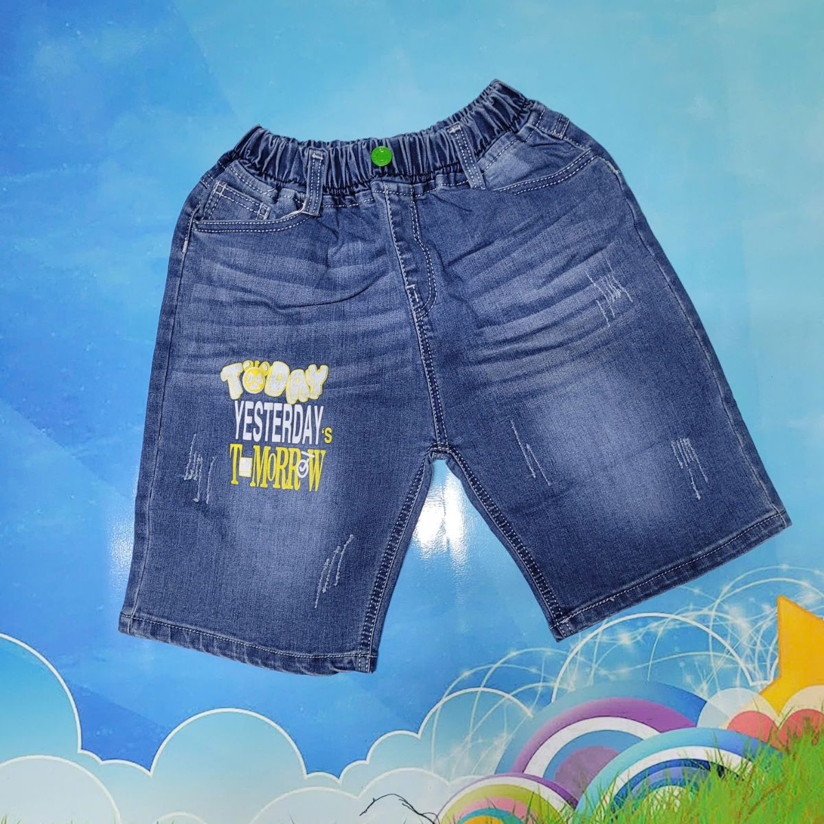 Quần short jean bé 40kg đến 61kg, quần ngố jean thun NHIỀU MẪU, size 18 đén size 23 - NH BIG SIZE SHOP